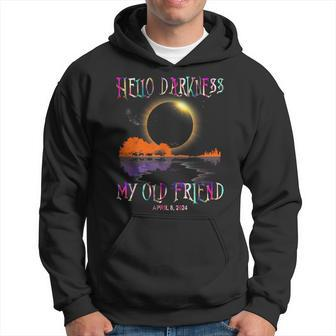 Hello Darkness My Old Friend Guitar Landscape April 08 2024 Hoodie - Seseable