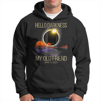 Hello Darkness My Old Friend Solar Eclipse On 08042024 Hoodie - Monsterry AU