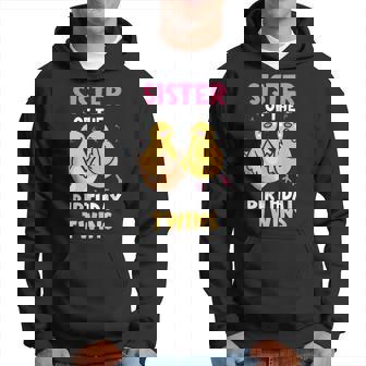 Hermana De Las Gemelas De Cumpleaños Bonito Gemelos Celebre Sudadera - Regaloses