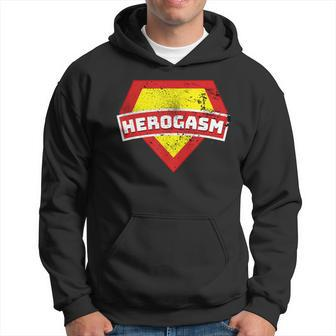 Herogasm Superhero T Vintage Hoodie - Monsterry