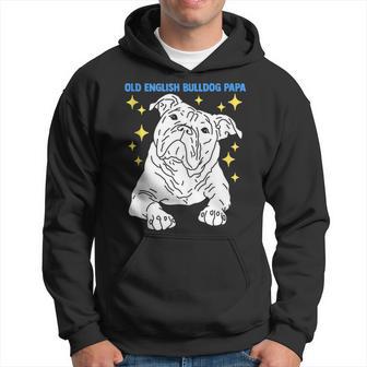 Herren Old English Bulldog Papa Herrchen Old English Bulldog Kapuzenpullover - Geschenkecke