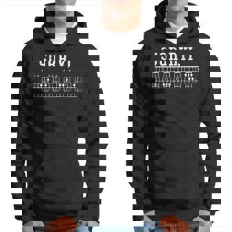 Hidden Message Guitar Chords Sorry I Dgaf Hoodie - Thegiftio