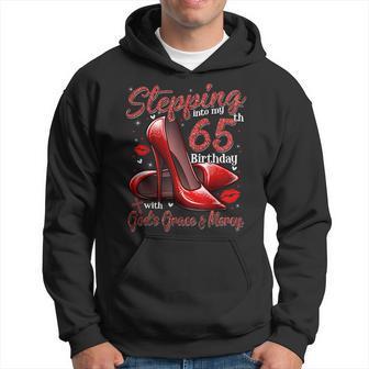 High Heels Stepping Into My 65Th Birthday 65 And Fabulous Hoodie - Monsterry CA