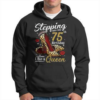 High Heels Stepping Into My 75Th Birthday 75 And Fabulous Hoodie - Monsterry CA