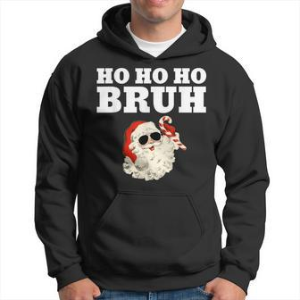 Ho Ho Ho Bruh Christmas Santa Hoodie - Thegiftio UK