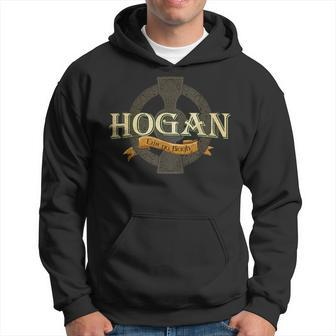 Hogan Irish Surname Hogan Irish Family Name Celtic Cross Hoodie - Seseable