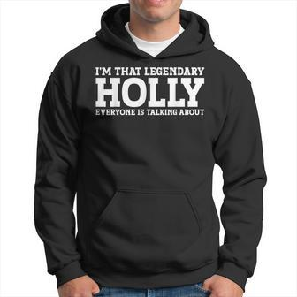 Holly Surname Team Family Last Name Holly Hoodie - Seseable