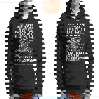 Homme Papy Motard Humour Idée Cadeau Grand Père Biker Moto Sweat à capuche - Cadeauxyz