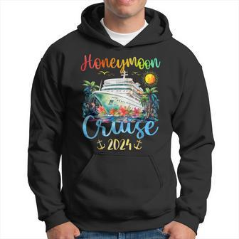 Honeymoon Cruise For Matching Couples 2024 Just Married Hoodie - Monsterry