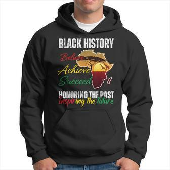 Honoring Past Inspiring Future Black History Pride Melanin Hoodie - Monsterry AU