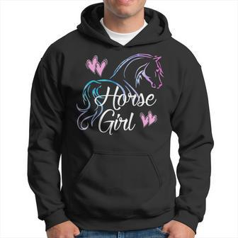Horse Girl Equestrian Ridern Tween Kid Women Horse Lover Hoodie | Mazezy