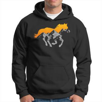 Horse Riding Apparel Mountain And Horse Hoodie - Monsterry CA