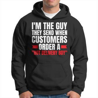 Hot Delivery Boy- Food Delivery DriverCourier Hoodie - Monsterry