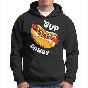 Hot Dog Cute 'Sup Dawg Weiner Party Sausage Hotdog Hoodie - Monsterry CA