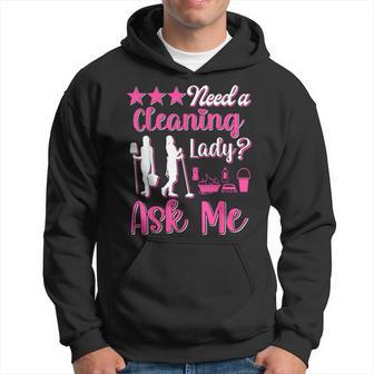 Housekeeper Maid Service Household Need A Cleaning Lady Hoodie - Monsterry UK