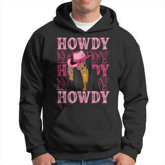 Howdy Retro Western Black Cowgirl African American Women Hoodie - Seseable