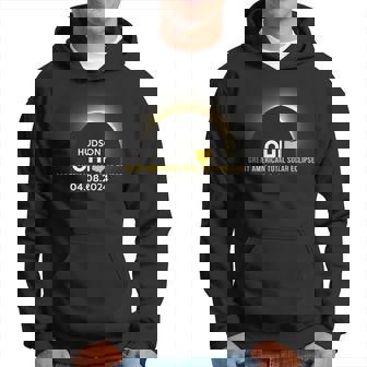 Hudson Oh Ohio Total Solar Eclipse 2024 Hoodie - Seseable