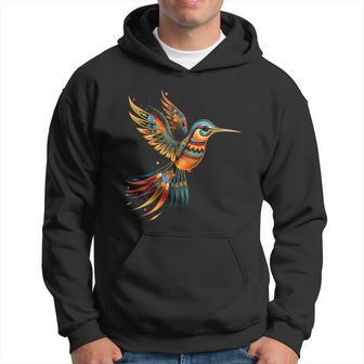 Hummingbird Native American Tribal Arts Indian Indigenous Hoodie - Seseable