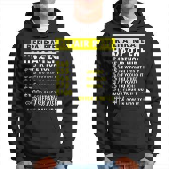 Hvac Price Rate Hoodie | Mazezy