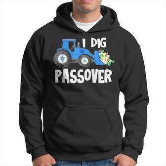 I-Dig Passover Matzah Balls Afikoman Excavator Pesach Seder Hoodie - Monsterry UK