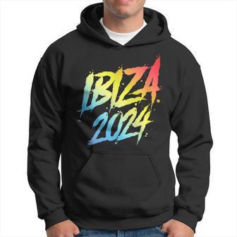Ibiza 2024 Team Vacation Colorful Hoodie - Thegiftio UK