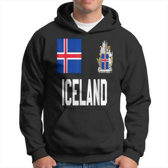 Iceland Flag Hat Helmet Viking Hoodie - Monsterry UK