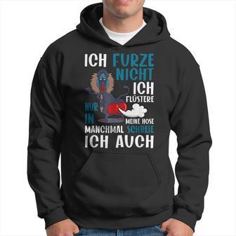 Ich Furze Nicht Ich Whisperere Nur Furz Pupsender Monkey S Hoodie - Geschenkecke