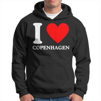 Ich Liebe Copenhagen I Heart Copenhagen Hoodie - Seseable