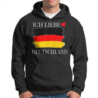 Ich Liebe Deutschland I Love Germany Hoodie - Seseable