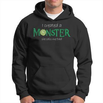 Ich Schuf Ein Monster Das Sie Mich Nennt Papaatertag Kapuzenpullover - Geschenkecke