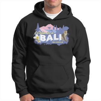 I'd Rather Be In Bali Indonesia Vintage Souvenir Hoodie - Thegiftio UK