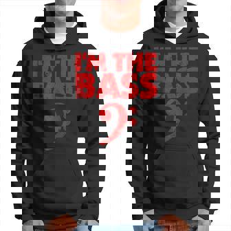 I'm The Bass Rouge Ancien Je Suis Le Bass Bassiste Sweat à capuche - Cadeauxyz