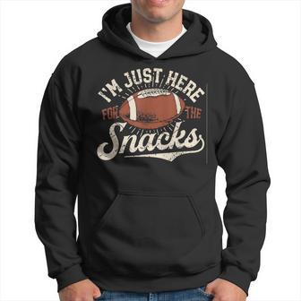 I'm Just Here For The Snacks Fantasy Football League Hoodie | Mazezy