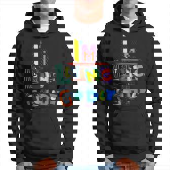 I'm Living Godly Graphic In Living Color Nostalgia Hoodie | Mazezy
