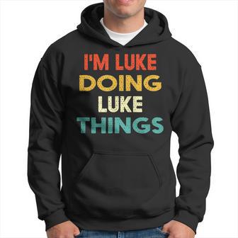 I'm Luke Doing Luke Things Vintage Birthday Hoodie - Monsterry