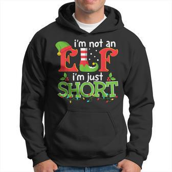 I'm Not An Elf I'm Just Short Merry Christmas Elf Xmas Hoodie - Seseable