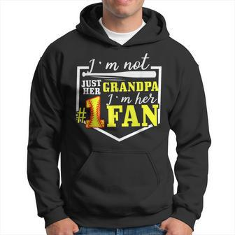 I'm Not Just Her Grandpa I'm Her One Fan Proud Softball Hoodie - Monsterry AU