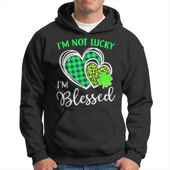 I'm Not Lucky I'm Blessed St Patrick's Day Christian Hoodie - Thegiftio UK