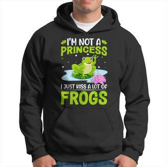 I'm Not A Princess I Just Kiss A Lot Of Frogs Hoodie | Mazezy