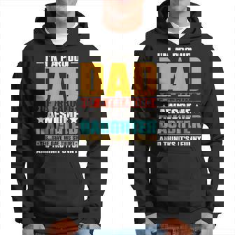 I'm A Proud Dad Of A Freaking Awesome Daughter Fathers Day Hoodie - Thegiftio