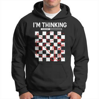 I'm Thinking Chess Apparel Chess Hoodie - Seseable