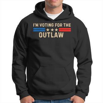 I'm Voting For The Outlaw 2024 Cool Hoodie - Thegiftio UK