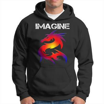 Imagine Fantasy Dragon Style Great For Hoodie - Monsterry