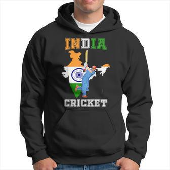 India Cricket Lovers Indian Players Spectators Cricketers Hoodie - Monsterry