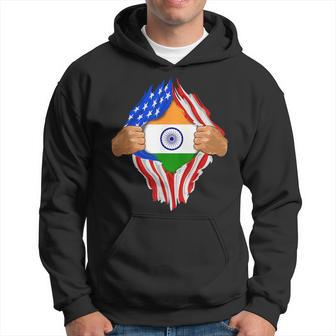 Indian Blood Inside Me India Flag Hoodie - Monsterry DE