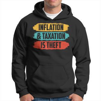 Inflation Und Steuere Sind Raub Stagflation Money Prints S Hoodie - Geschenkecke