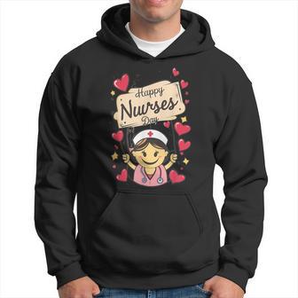 International And National Nurses Day Happy Nurses Day Hoodie - Thegiftio UK