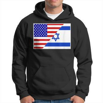 Israel And America Friendship Countries Flag Outfit Hoodie - Monsterry