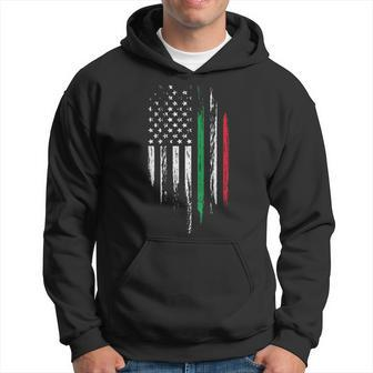 Italian American Flag Combo Italy Usa Italia Patriotic Hoodie - Monsterry CA