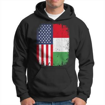 Italy Usa American Flag Italian Dual Citizenship Hoodie - Monsterry UK